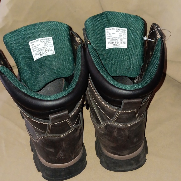 BRAHMA  STEEL  TOE/ WATER PROOF  BOOT SIZE 9.5 PREOWNED GOOD - Picture 5 of 11